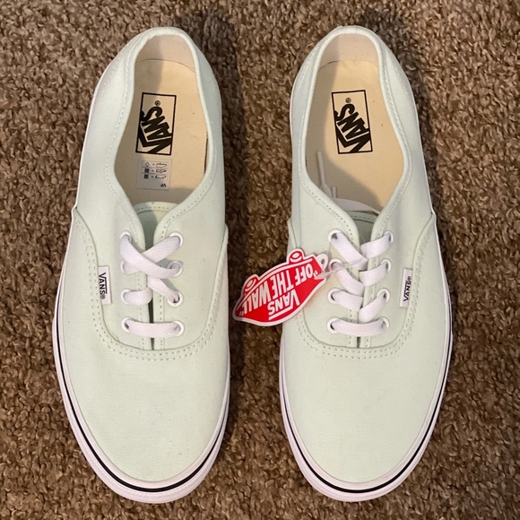 NWT Mint colored “Off The Wall Vans” womens SZ 8.5 - Picture 2 of 8